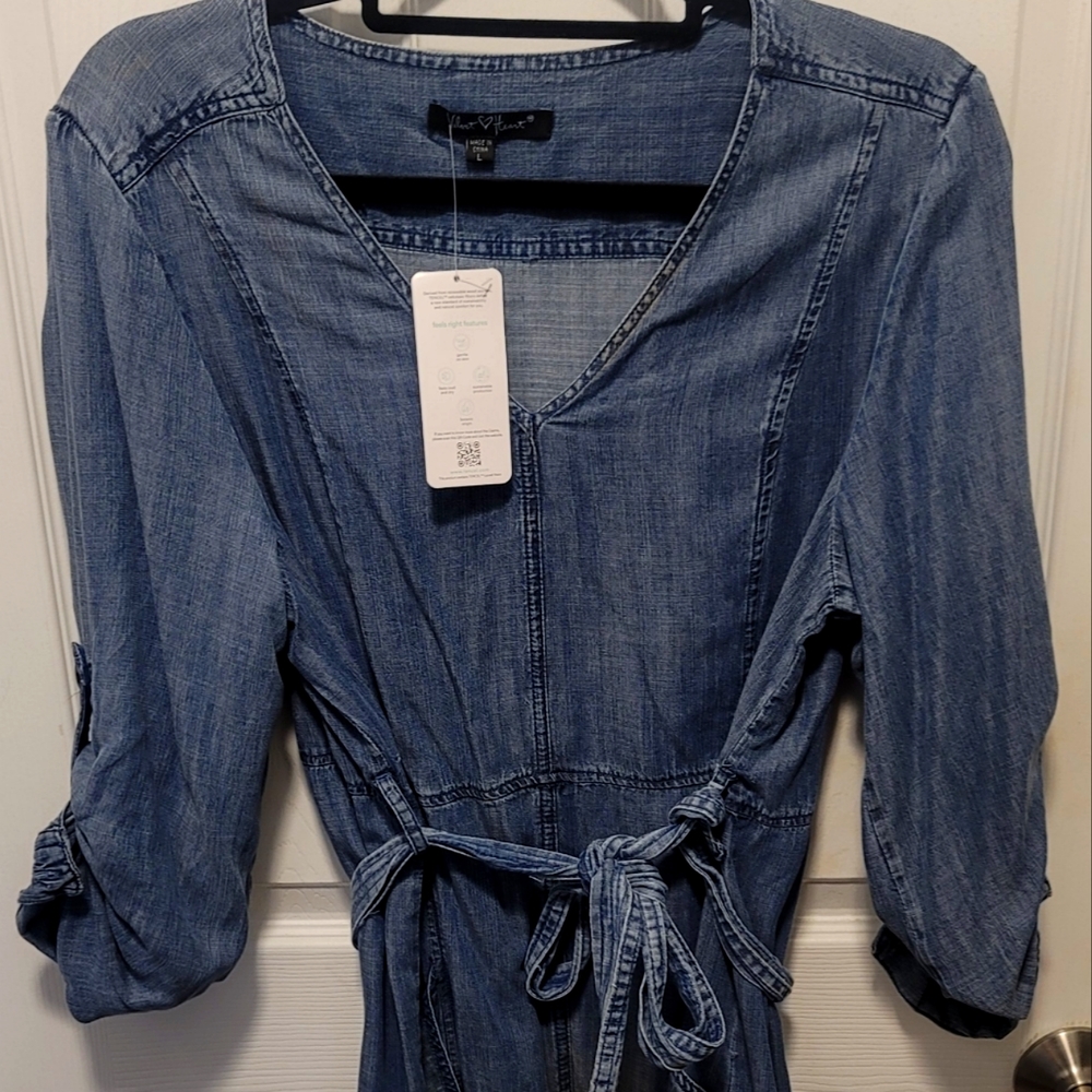 Denim dress